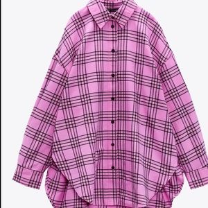 Zara Plaid Flannel Shirt